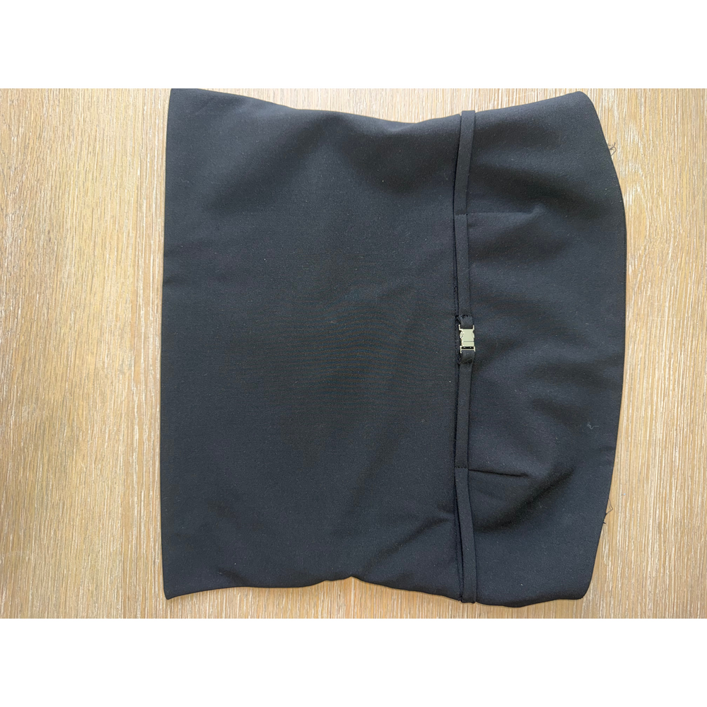 Zara Black Strapless Tube Top with Buckle Strap - Picture 1 of 4